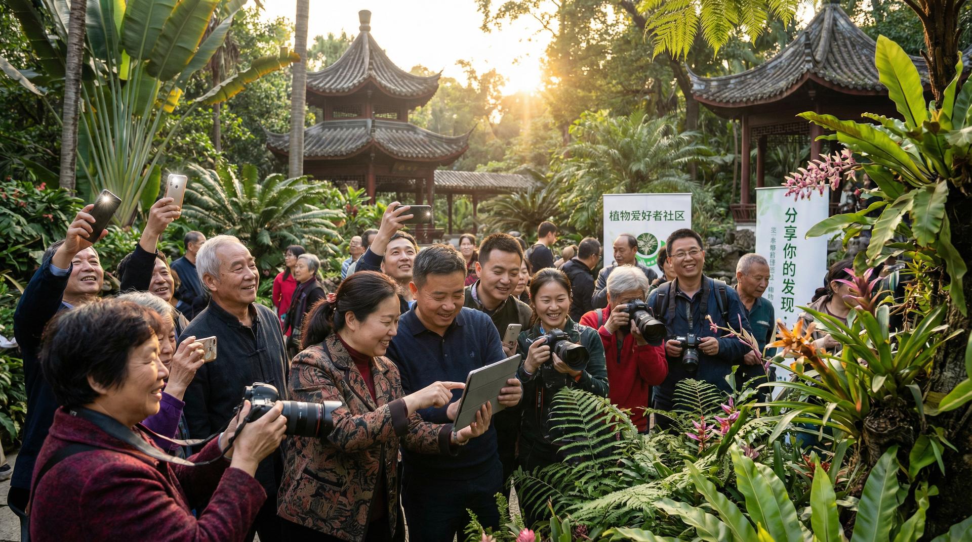 女神视频娱乐专区-植物爱好者打卡植物园短视频